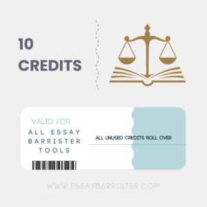 10 essay barrister credits
