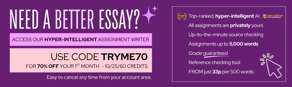 Get 70% off your first month of EssayBarrister.com credits.